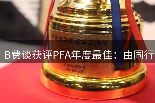 B费谈获评PFA年度最佳：由同行评出的奖让我很自豪，也让我很感激